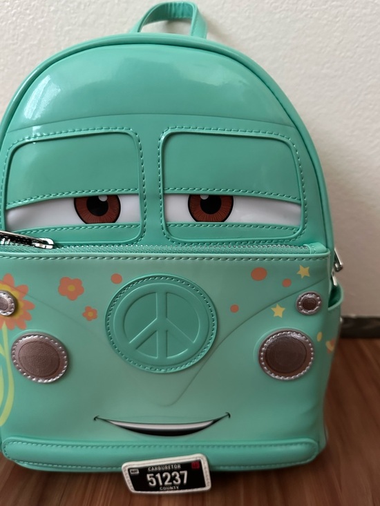 Loungefly Teal Retro VW Character Mini Backpack
